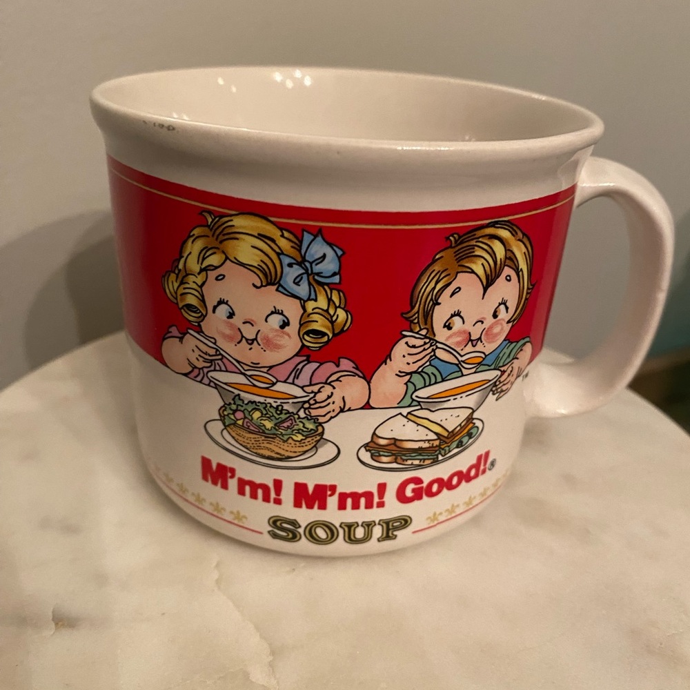 Campbell Soup Mug 1989, Red and White Label